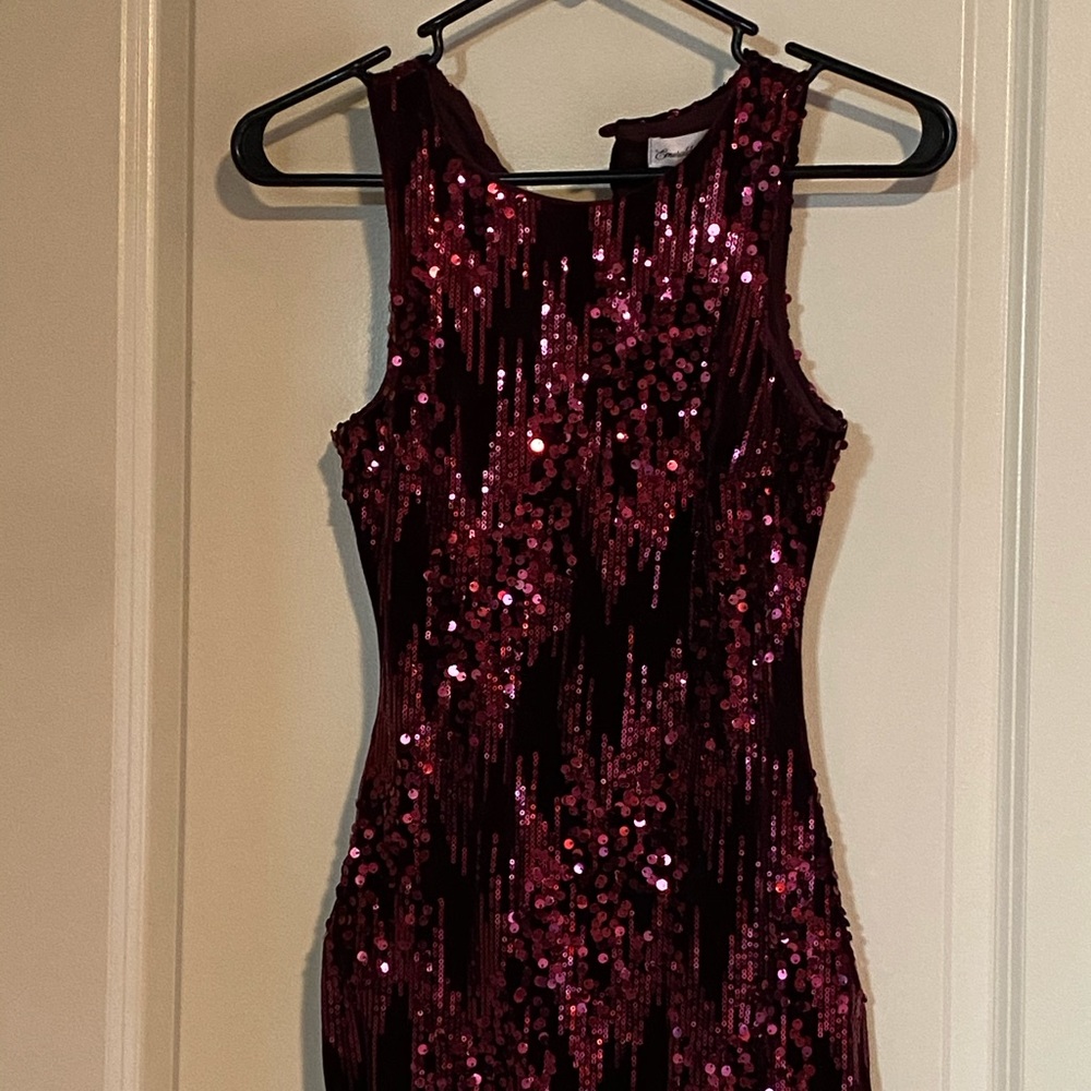 Mini sequins dress